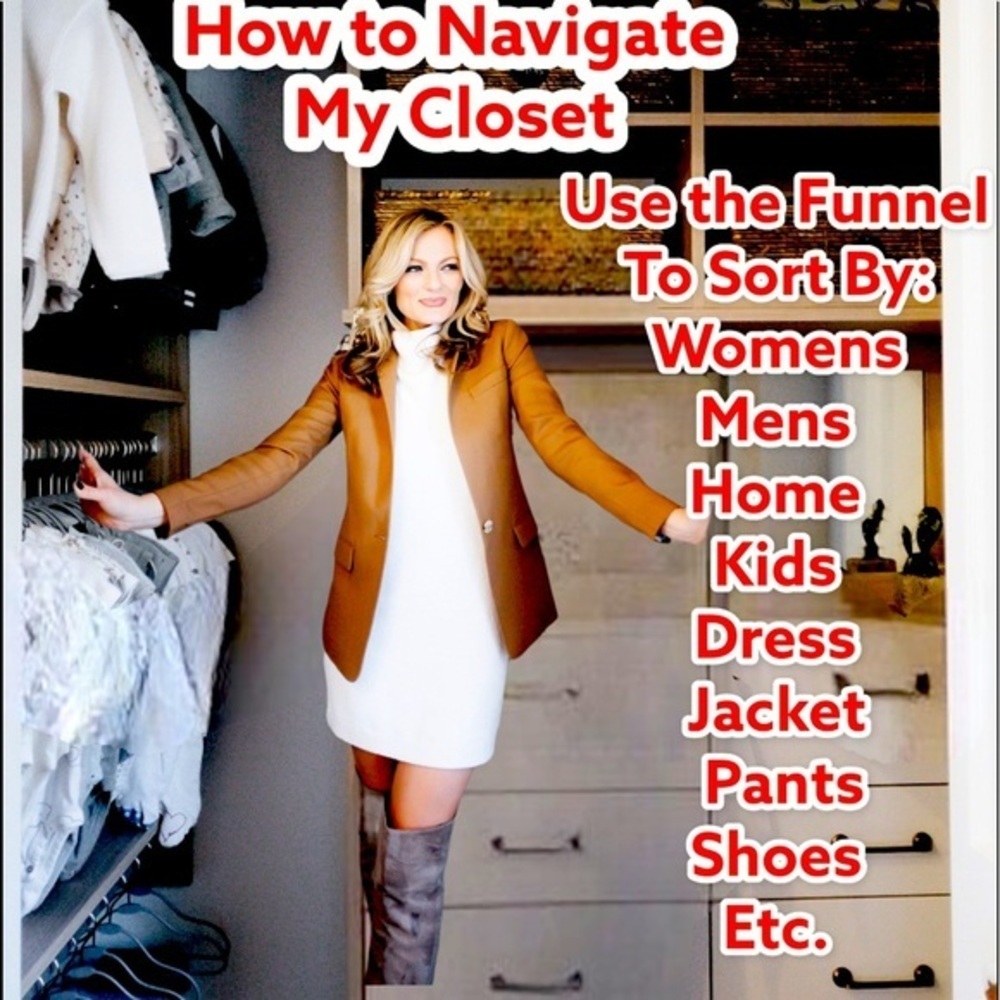 Find what your looking for in my closet!